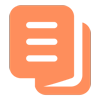 Icon of a brochure