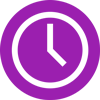 Clock icon representing office hours