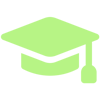 Open book icon representing schools and education