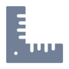 Ruler icon representing square footage