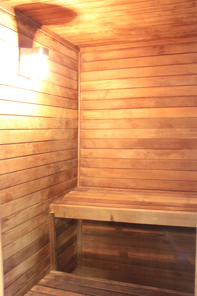Photo of the sauna available for residents