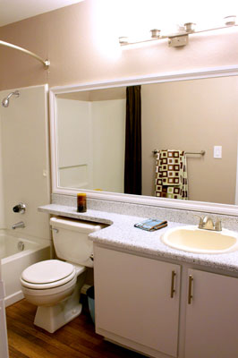 Interior photo of Sunset Springs apartment Comfort Room 1