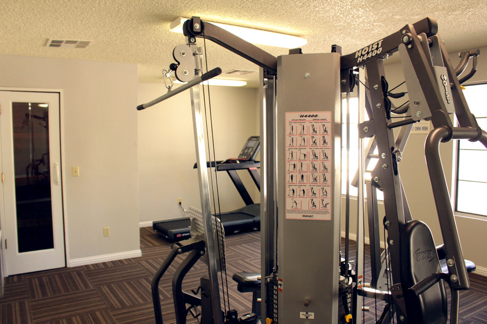Fitness center and pool